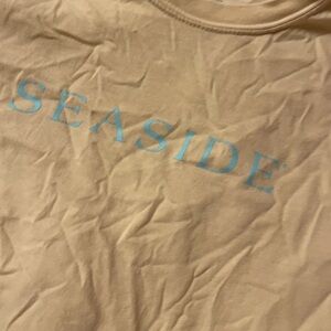 Seaside t shirt yellow